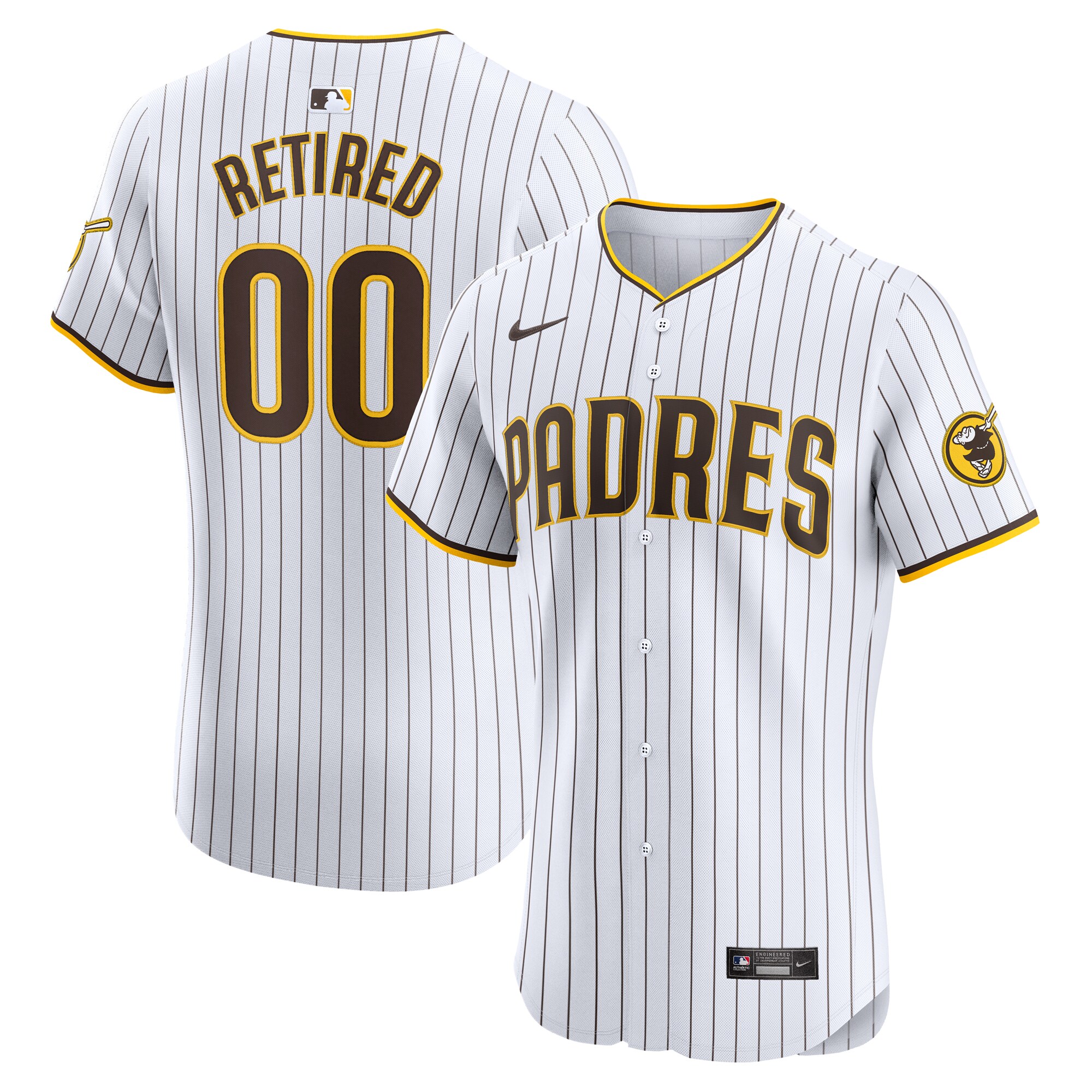 San Diego Padres Home Elite Pick-a-player Retired Roster Jersey - White