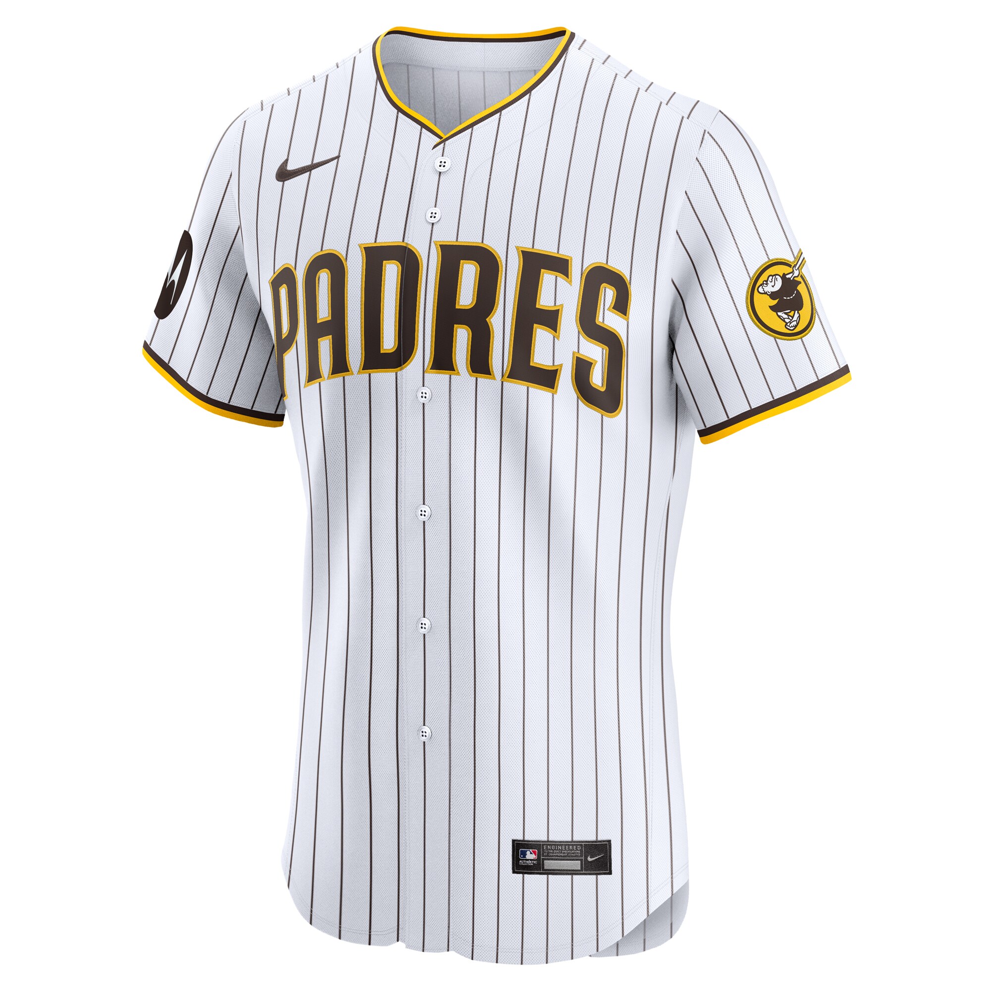 Alternative view of San Diego Padres Home Elite Pick-a-player Retired Roster Patch Jersey - White