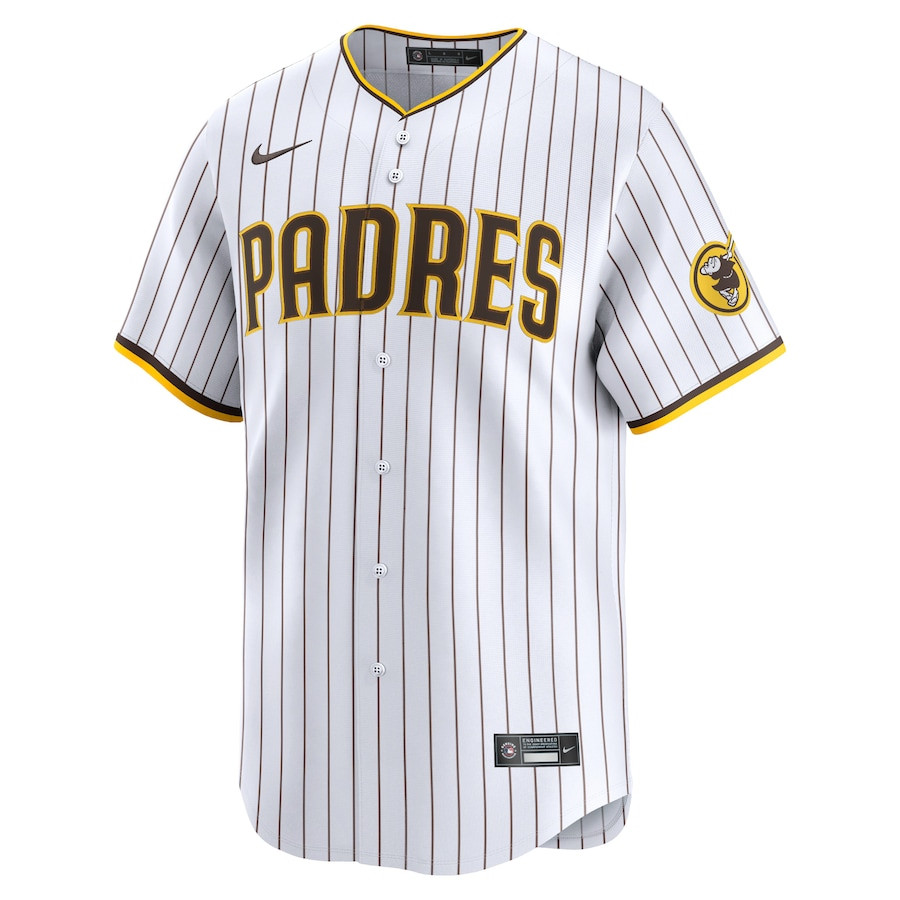 Alternative view of San Diego Padres Home Limited YOUTH Jersey - White 
