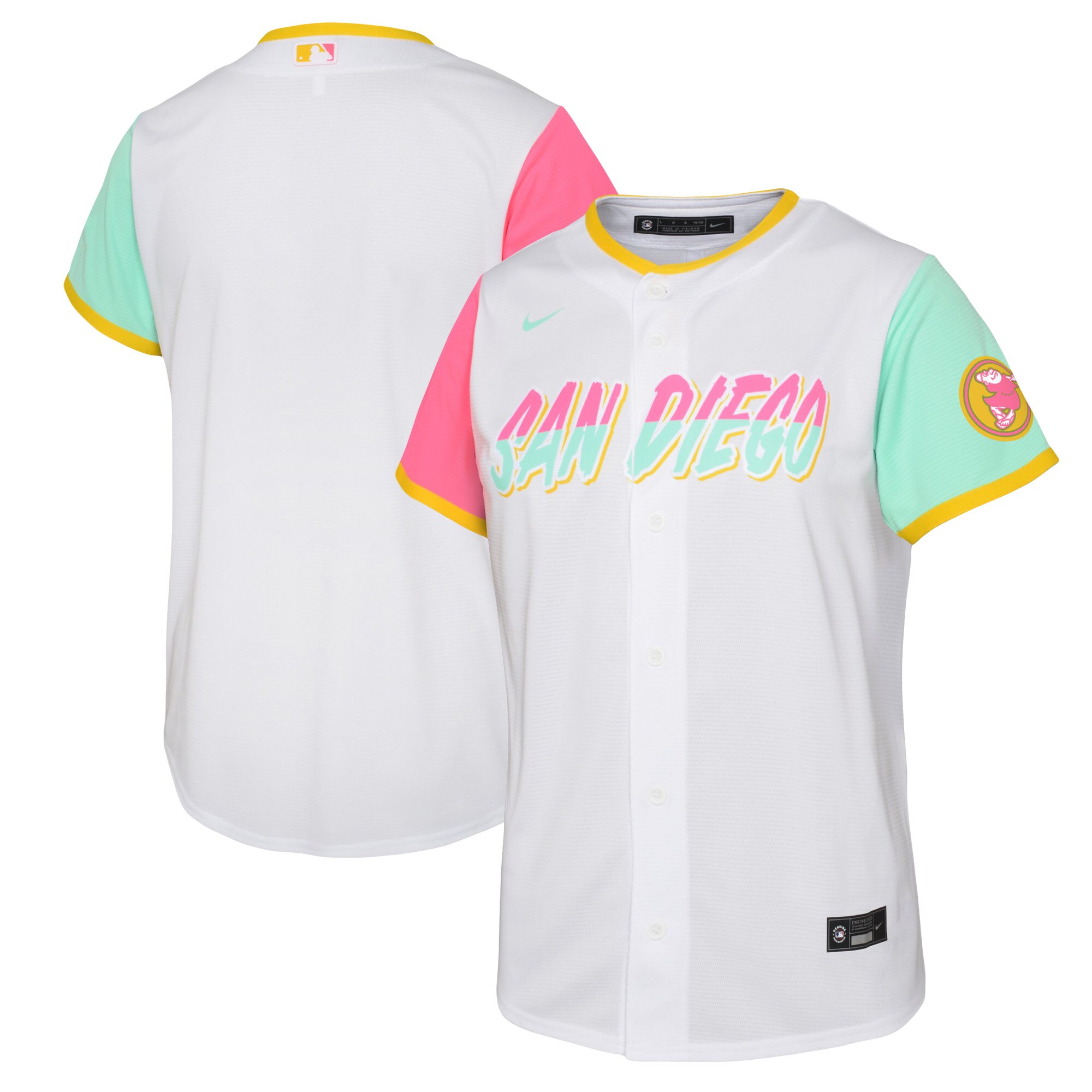 San Diego Padres Infant City Connect Replica Jersey - White