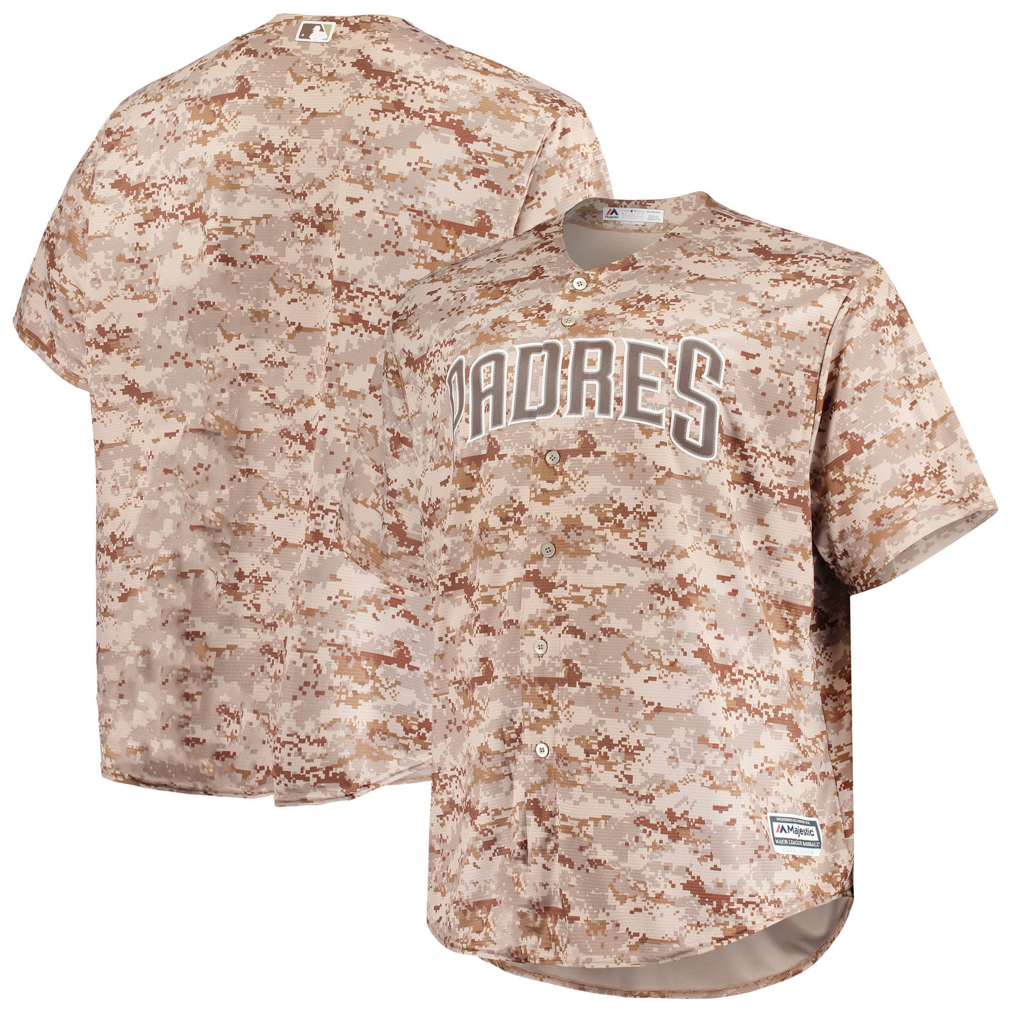 San Diego Padres Majestic Alternate Official Team Jersey - Camo
