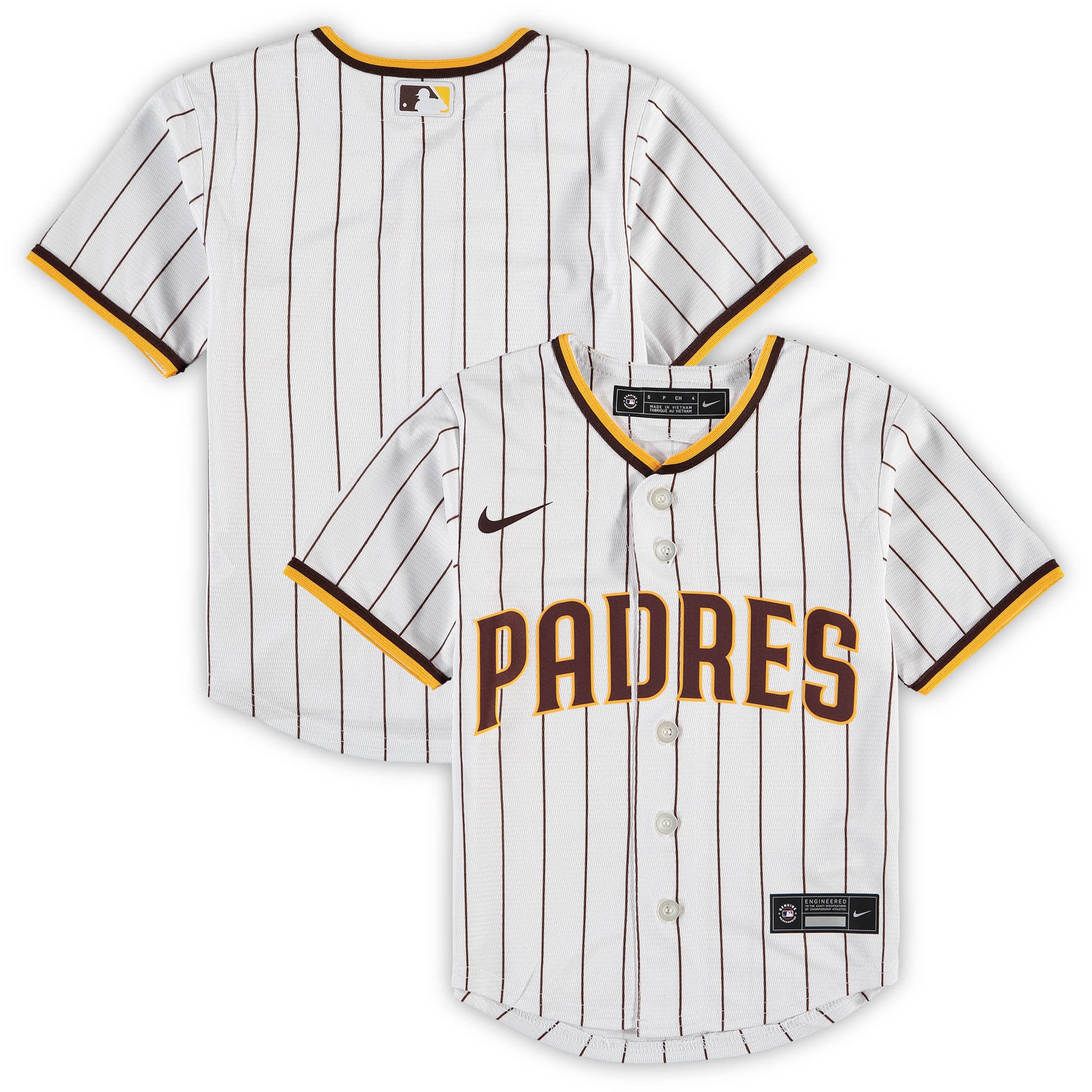 San Diego Padres Preschool Home Replica Team Jersey - White
