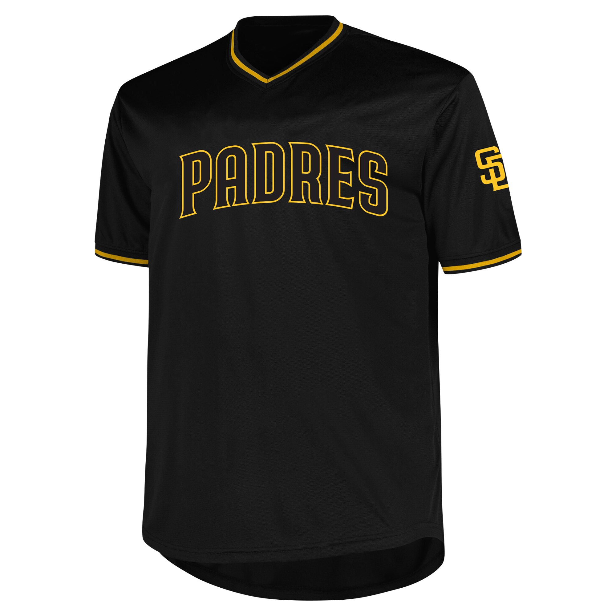 Alternative view of San Diego Padres Profile Big & Tall Pop Fashion Jersey - Black