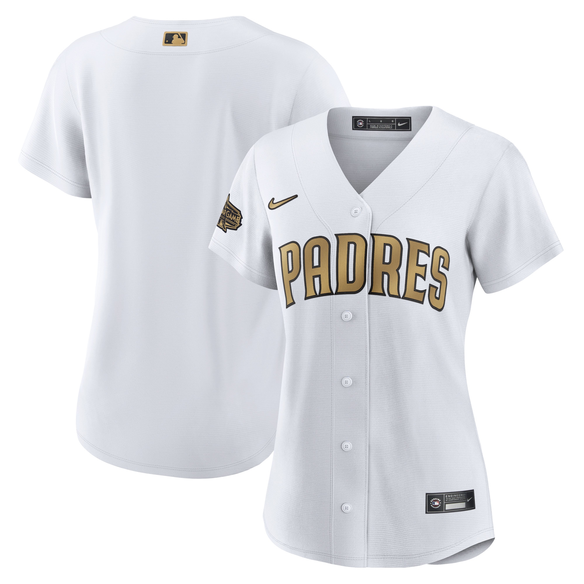 San Diego Padres Women's 2022 Mlb All-star Game Replica Blank Jersey - White