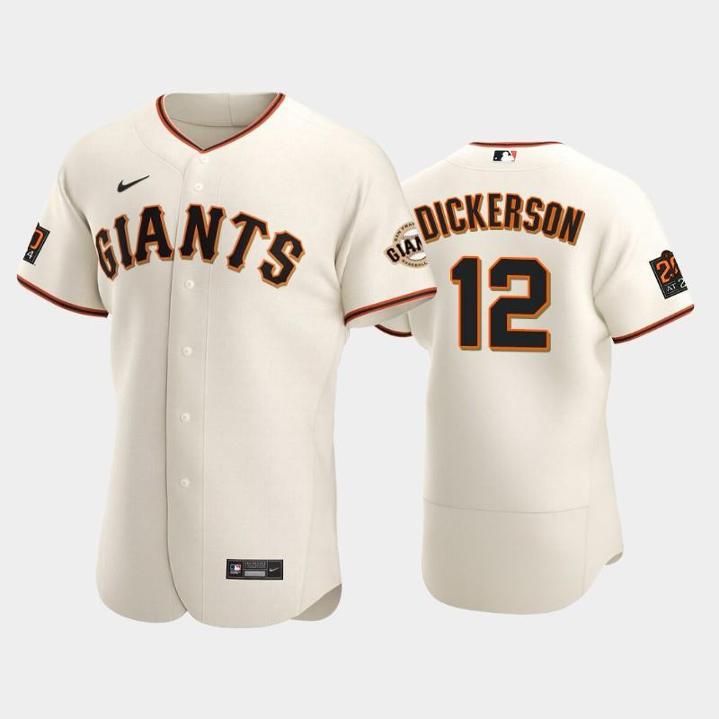 San Francisco Giants 12 Alex Dickerson Cream Home Jersey Jersey 