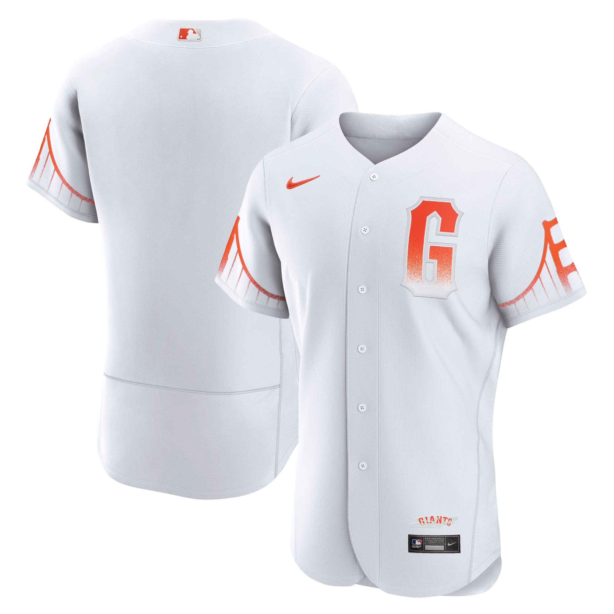 San Francisco Giants 2021 City Connect Authentic Jersey - White