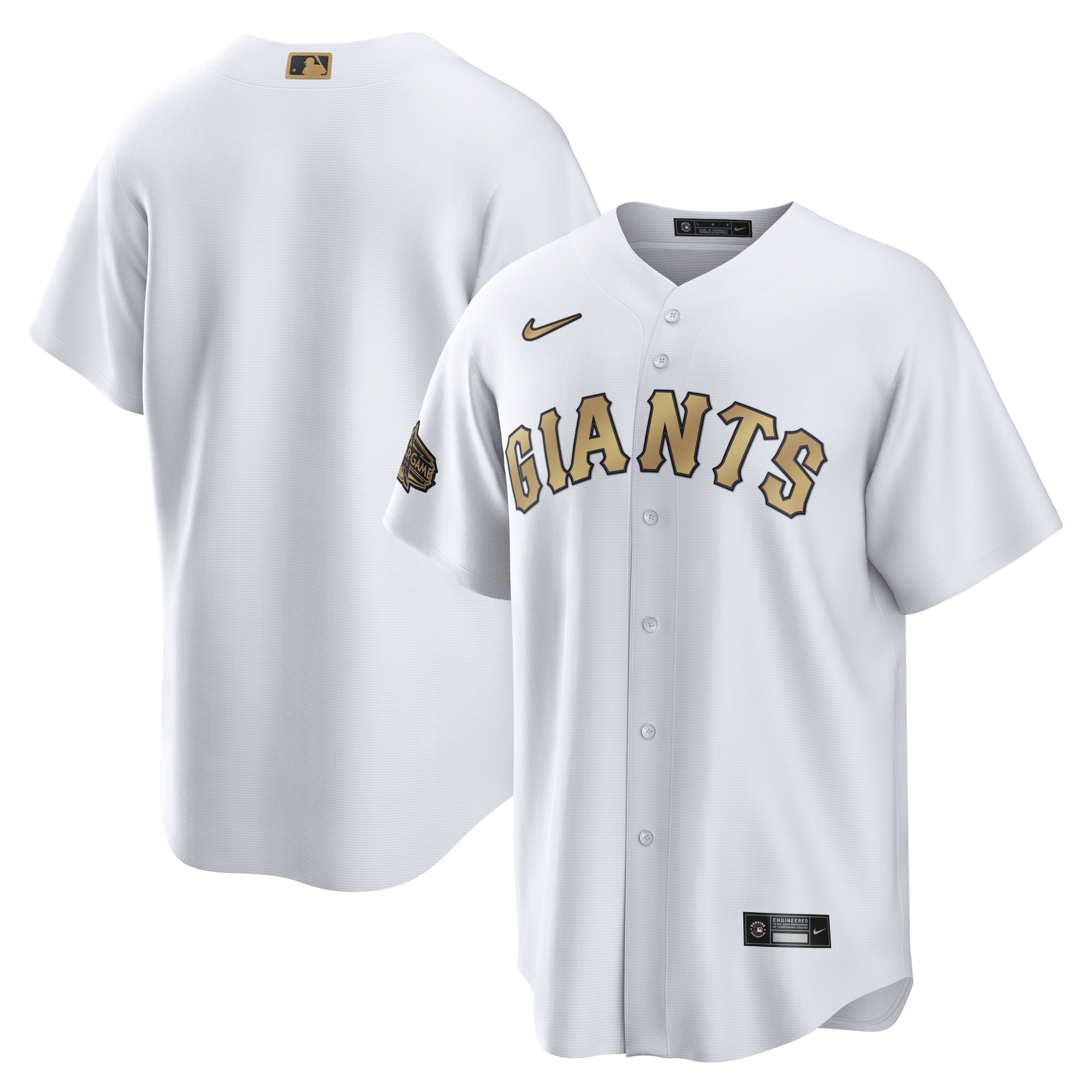 San Francisco Giants 2022 Mlb All-star Game Replica Blank Jersey - White
