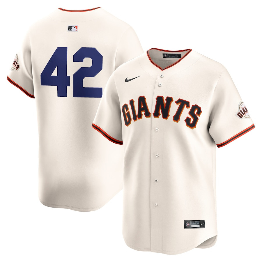 San Francisco Giants 2024 Jackie Robinson Day Home Men Limited Jersey - Cream 