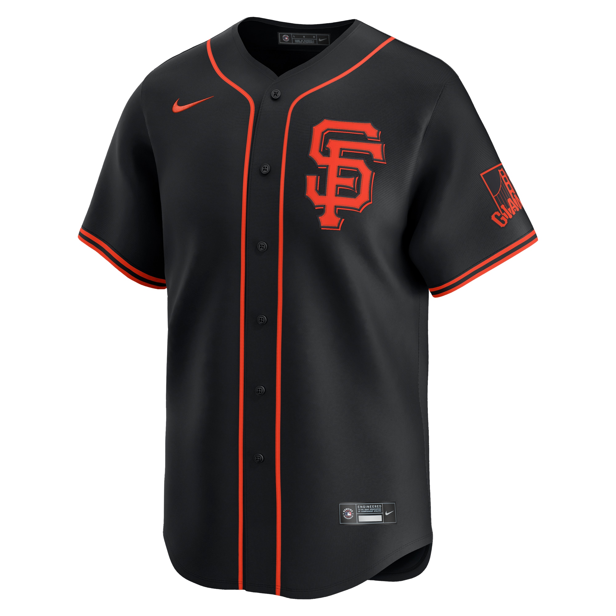 Alternative view of San Francisco Giants Alternate Limited JerseyÃƒâ€šÃ‚Â ÃƒÂ¢Ã¢â€šÂ¬Ã¢â‚¬Å“ Black