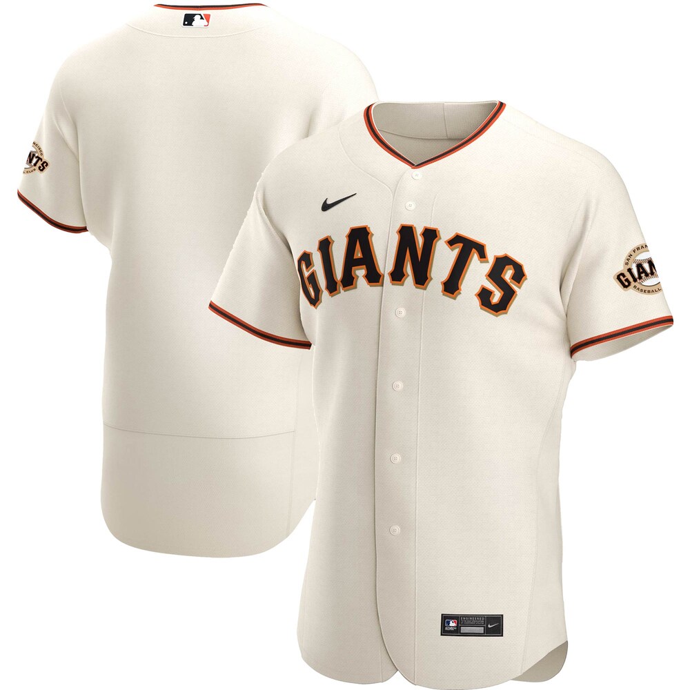 San Francisco Giants Home 2020 Team Logo Jersey - Cream