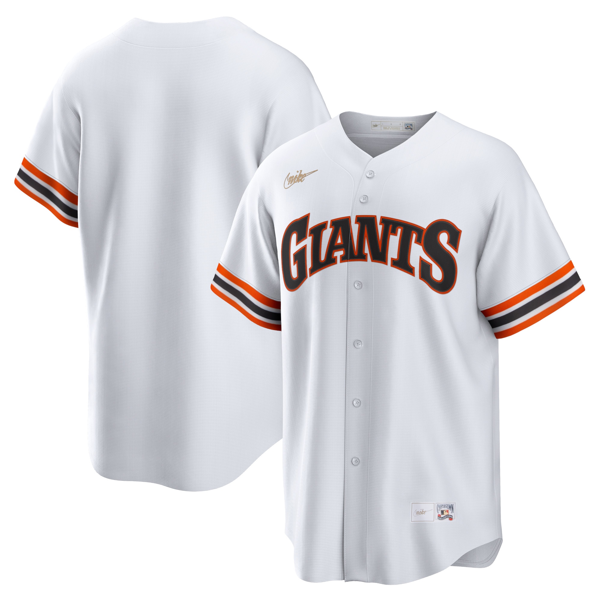 Alternative view of San Francisco Giants Home Cooperstown Collection Team Jersey – White