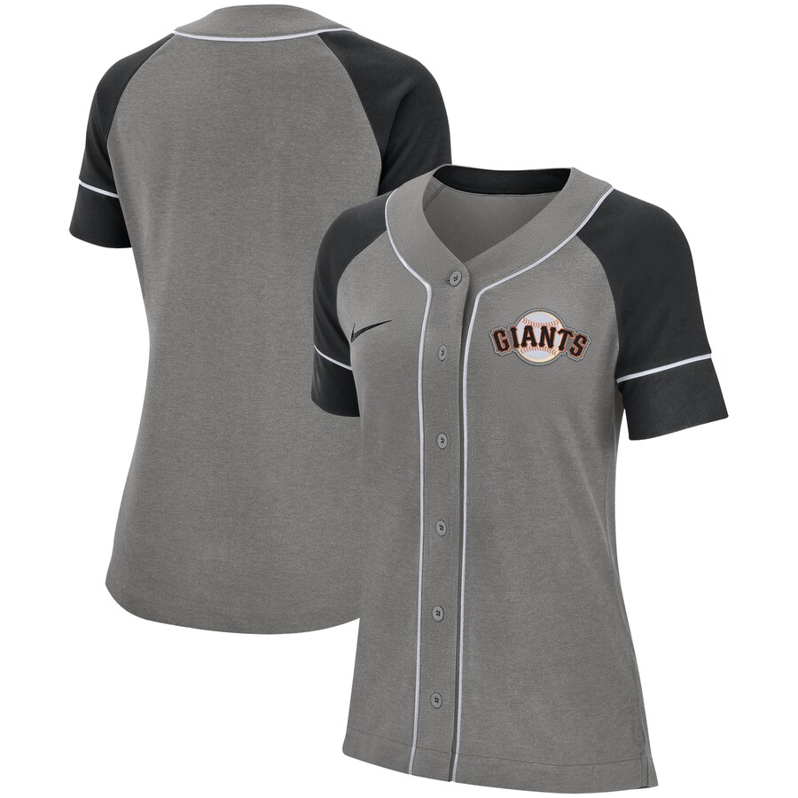 San Francisco Giants Women's Classic Baseball Jersey - Gray