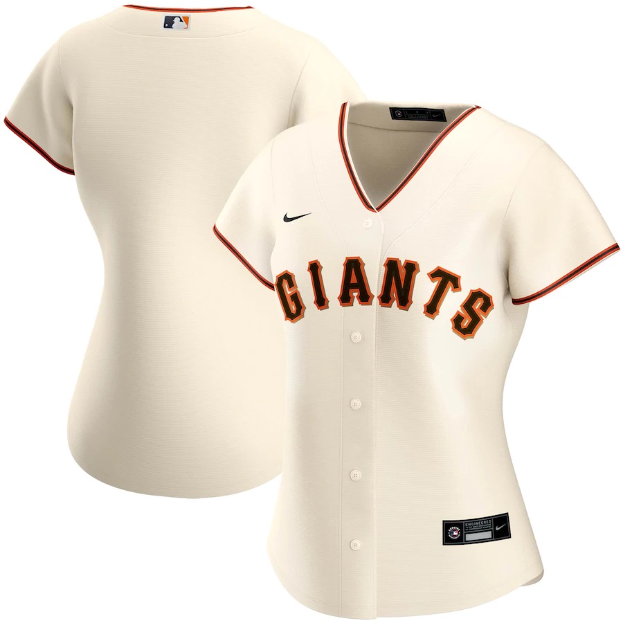 San Francisco Giants Women's Home 2020 Replica Team Jersey ÃƒÂ¢Ã¢â€šÂ¬Ã¢â‚¬Å“ Cream