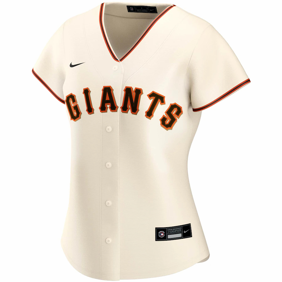 Alternative view of San Francisco Giants Women's Home 2020 Replica Team Jersey ÃƒÂ¢Ã¢â€šÂ¬Ã¢â‚¬Å“ Cream