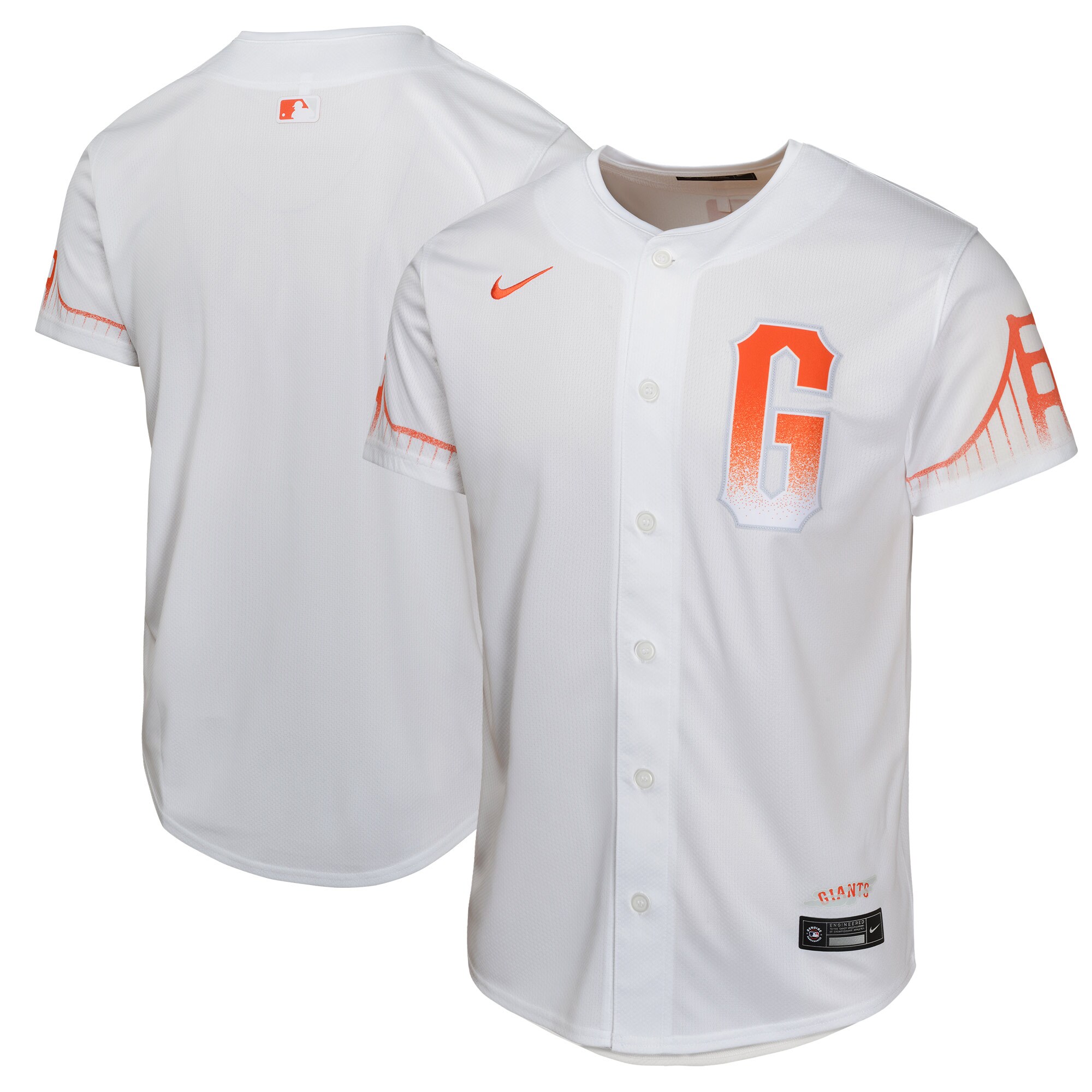 San Francisco Giants Youth City Connect Limited Jersey - White