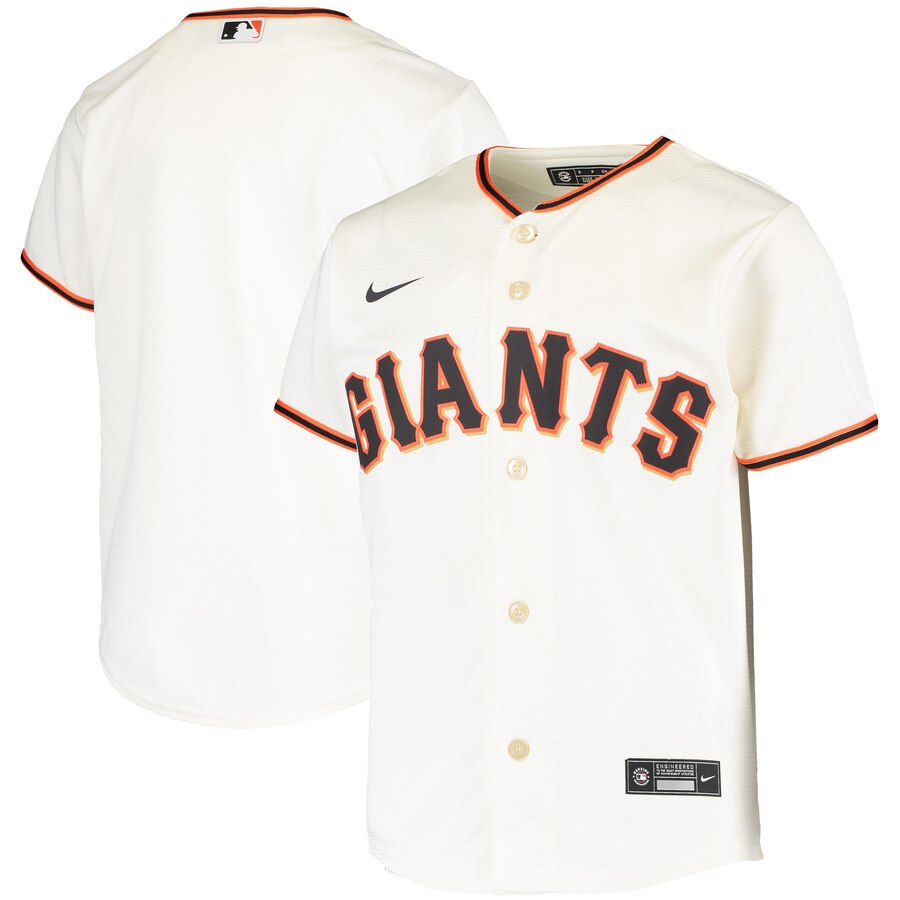 San Francisco Giants Youth Home 2020 Replica Team Jersey - Cream
