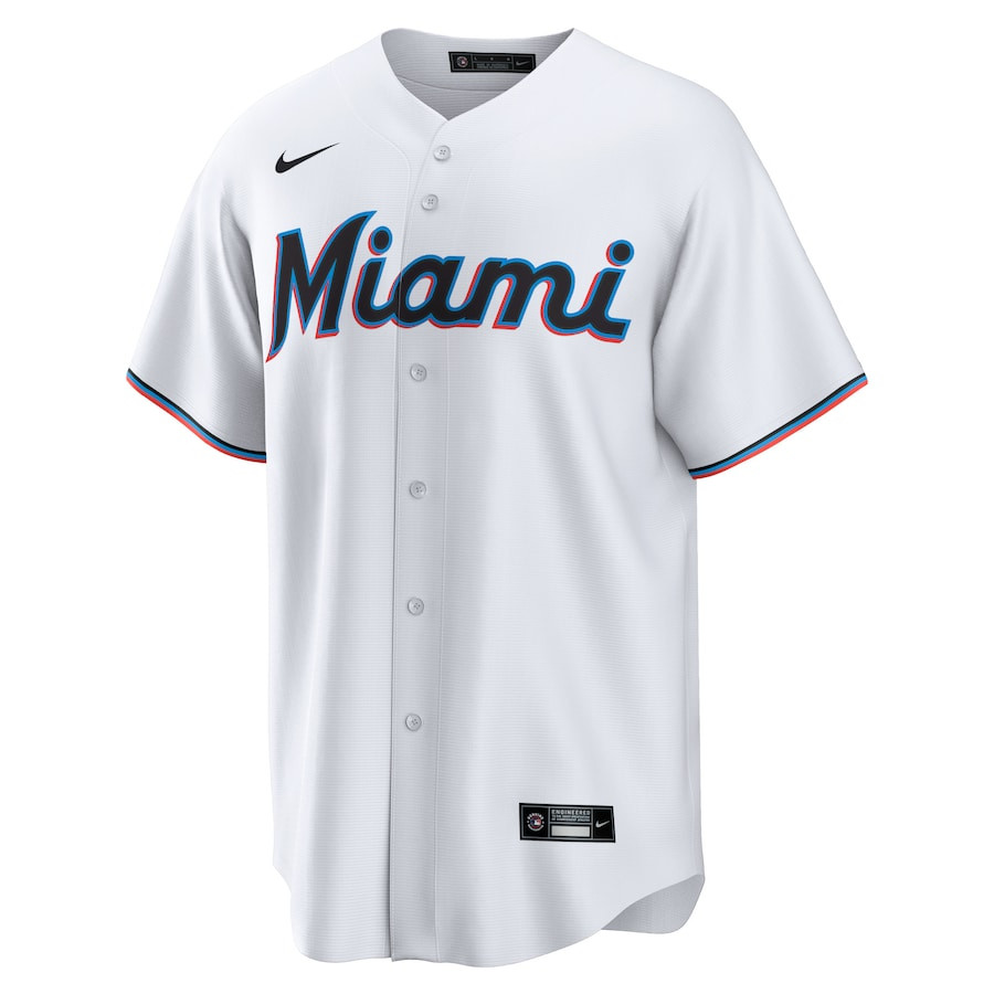 Alternative view of Sandy Alcantara 22 Miami Marlins Men Jersey - White 