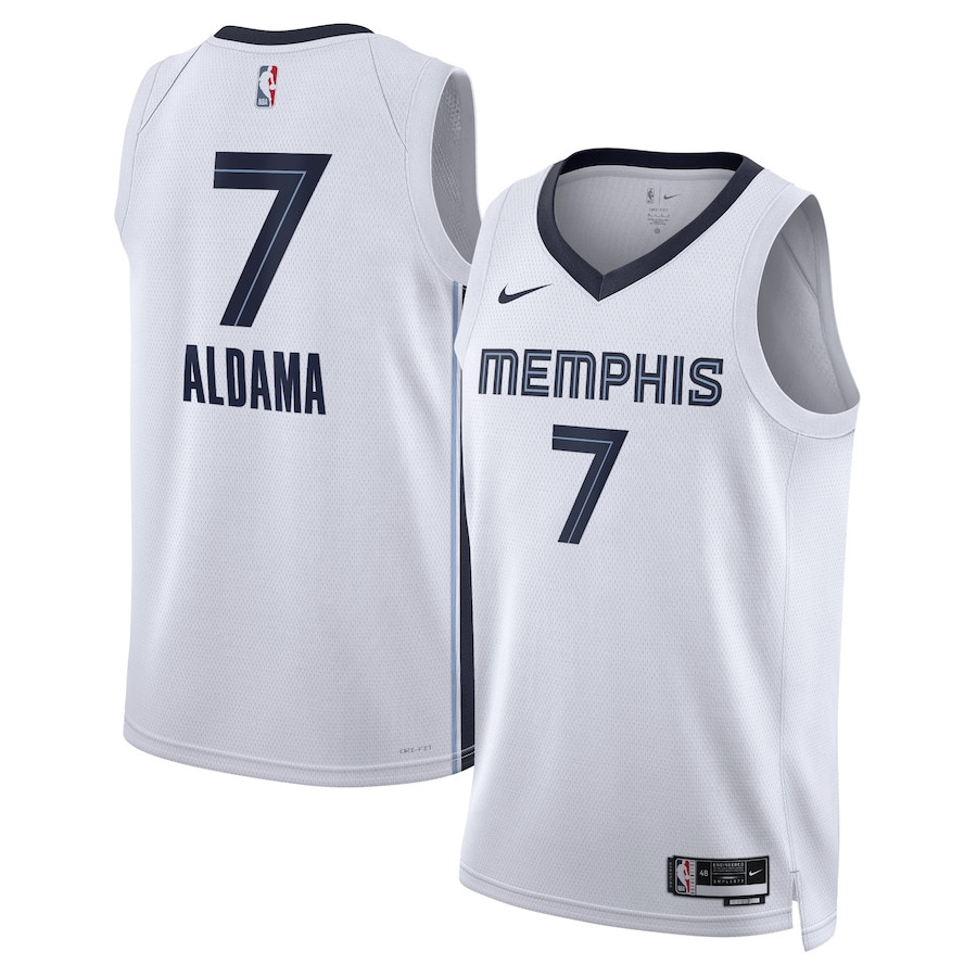 Santi Aldama 7 Memphis Grizzlies Unisex Swingman Jersey - Association Edition - White - JS726 