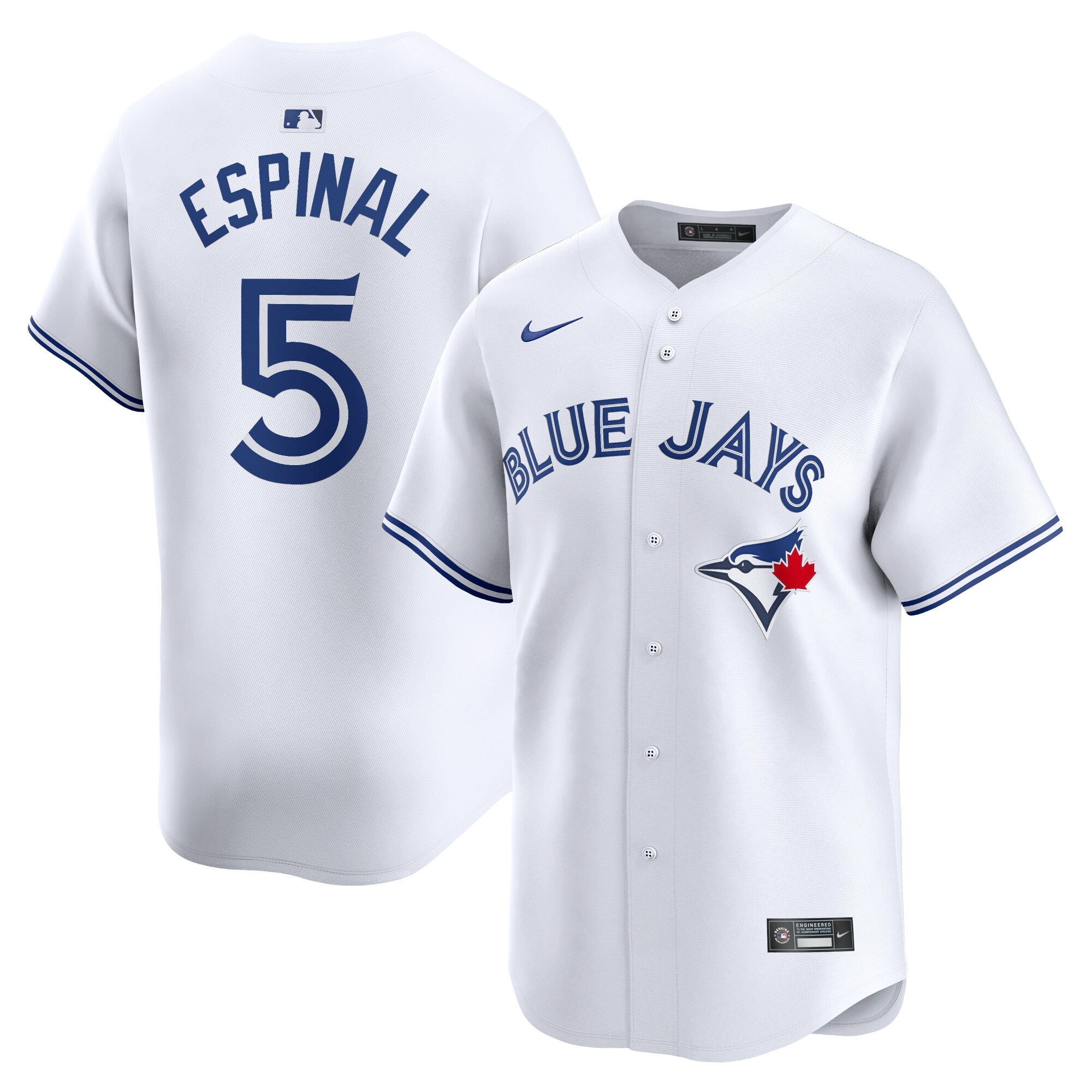 Santiago Espinal Toronto Blue Jays Home Limited Player Jersey - White