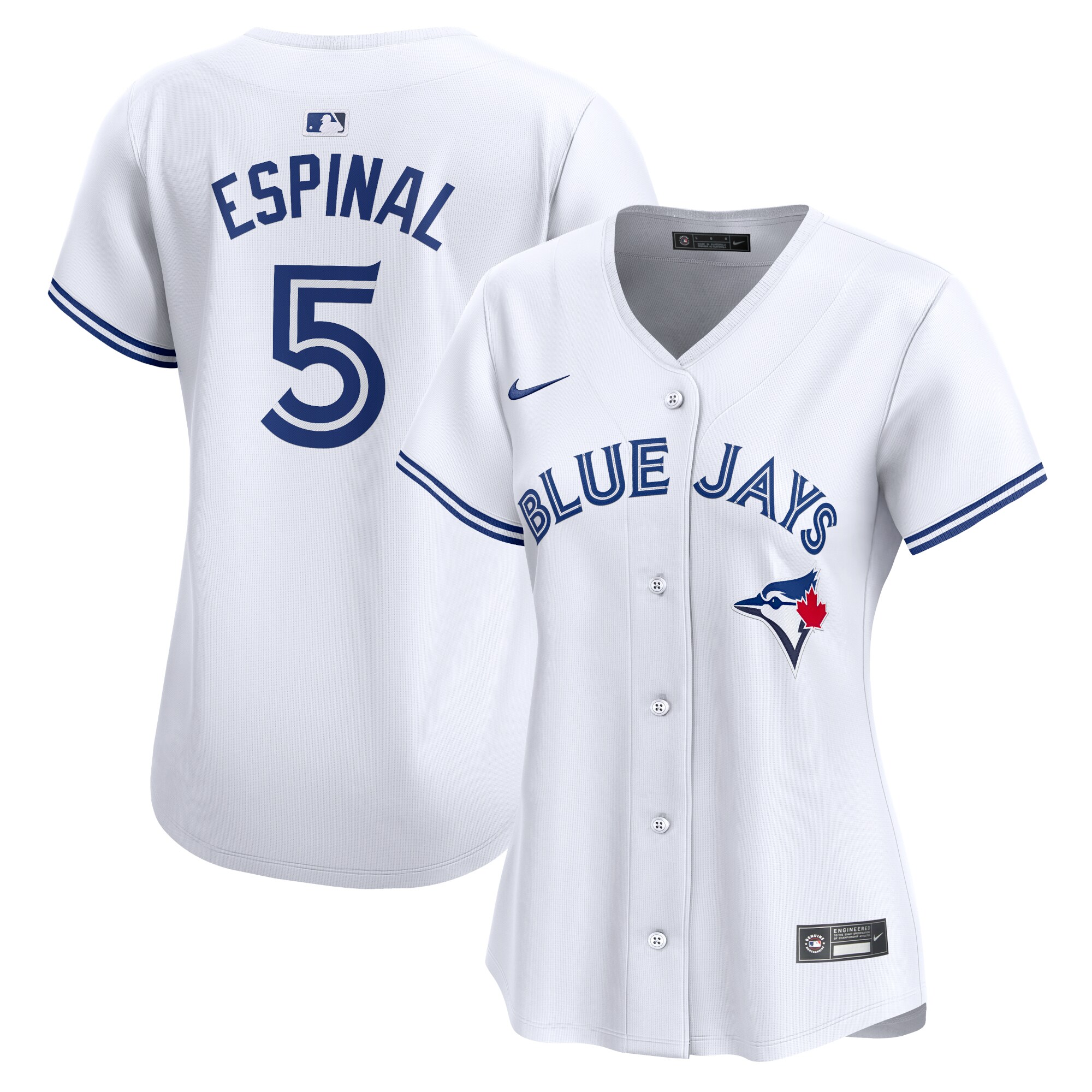 Santiago Espinal Toronto Blue Jays Women's Home Limited Player Jersey - White