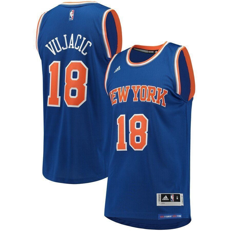 Sasha Vujacic New York Knicks Swingman Jersey - Blue - JS760 