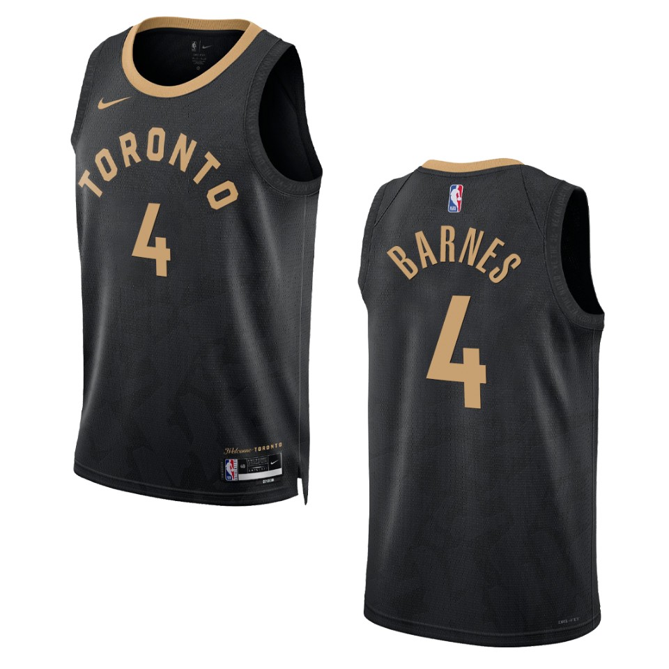 Scottie Barnes Black City Edition 2022-23 Toronto Raptors Swingman Jersey