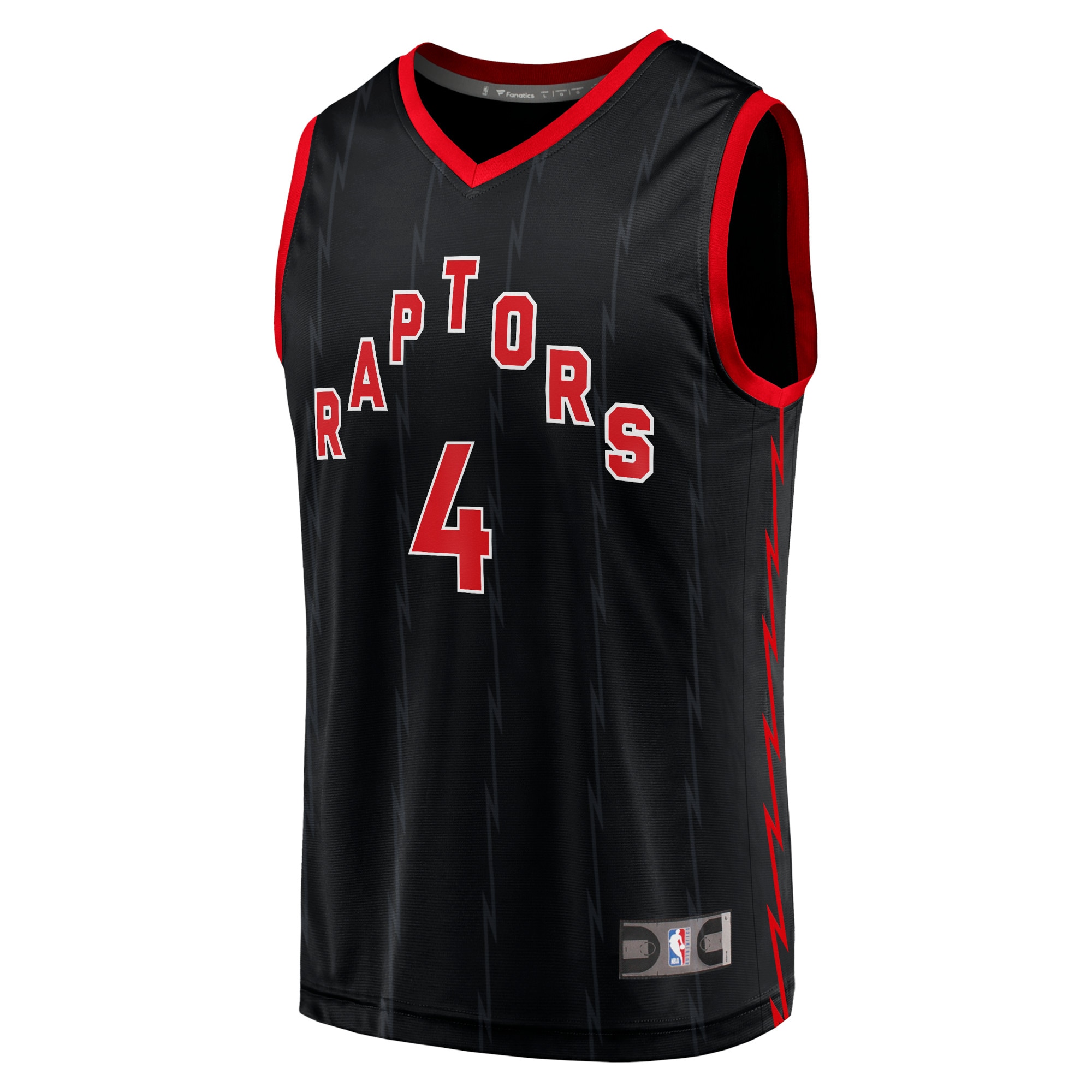 Alternative view of Scottie Barnes Toronto Raptors Fanatics Fast Break Replica Player Jersey - Statement Edition - Black