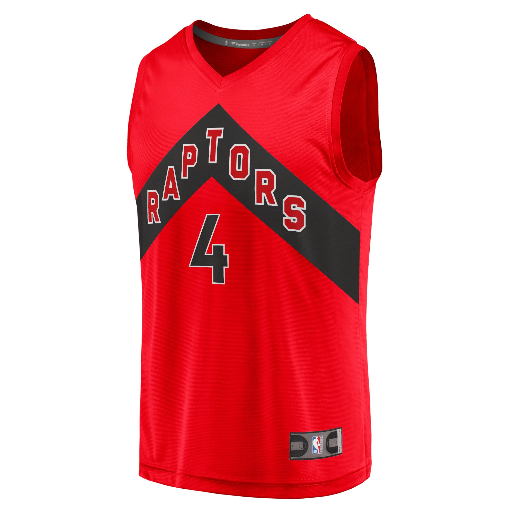 Alternative view of Scottie Barnes Toronto Raptors Fanatics Youth Fast Break Replica Jersey - Icon Edition - Red