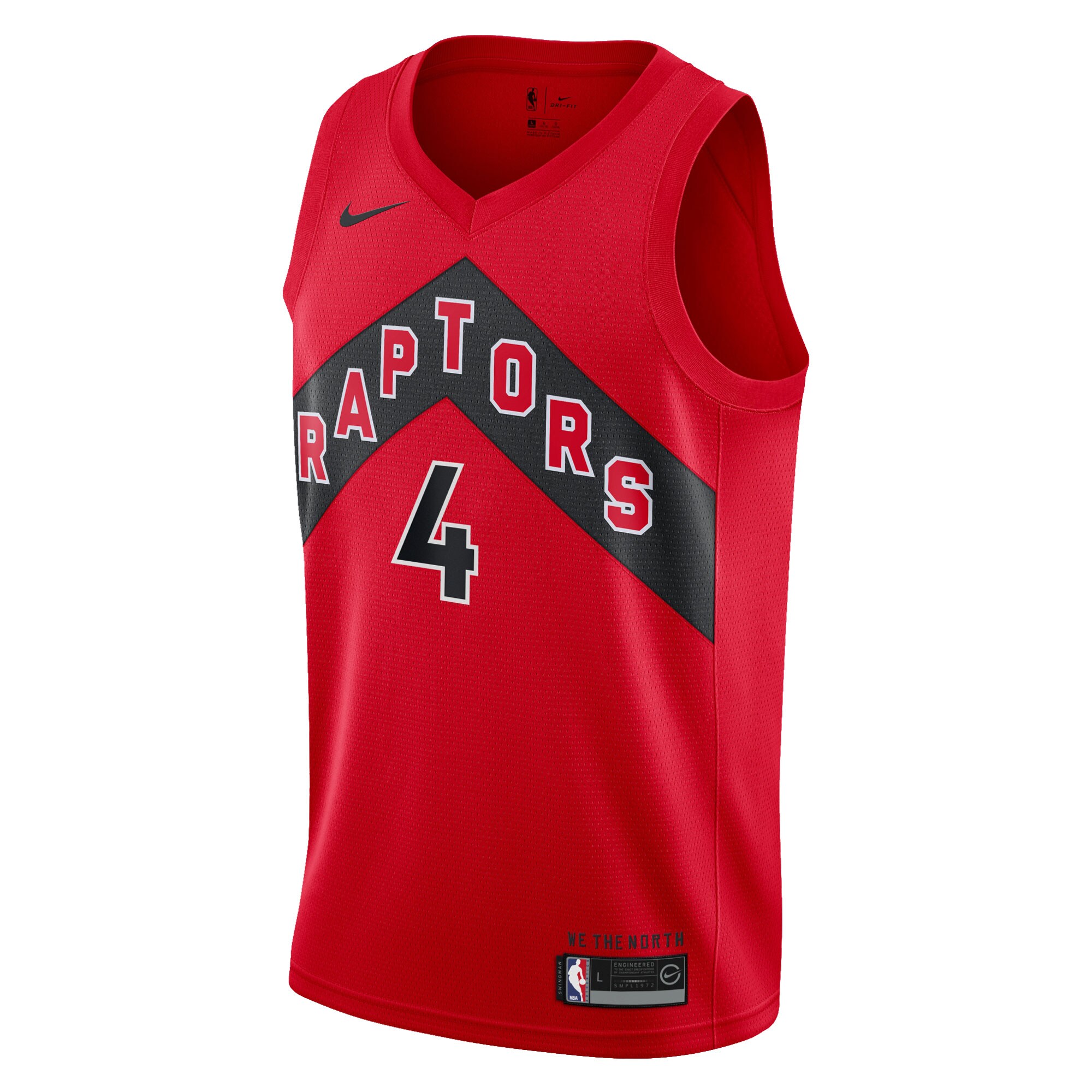 Alternative view of Scottie Barnes Toronto Raptors Youth Swingman Jersey - Icon Edition - Red