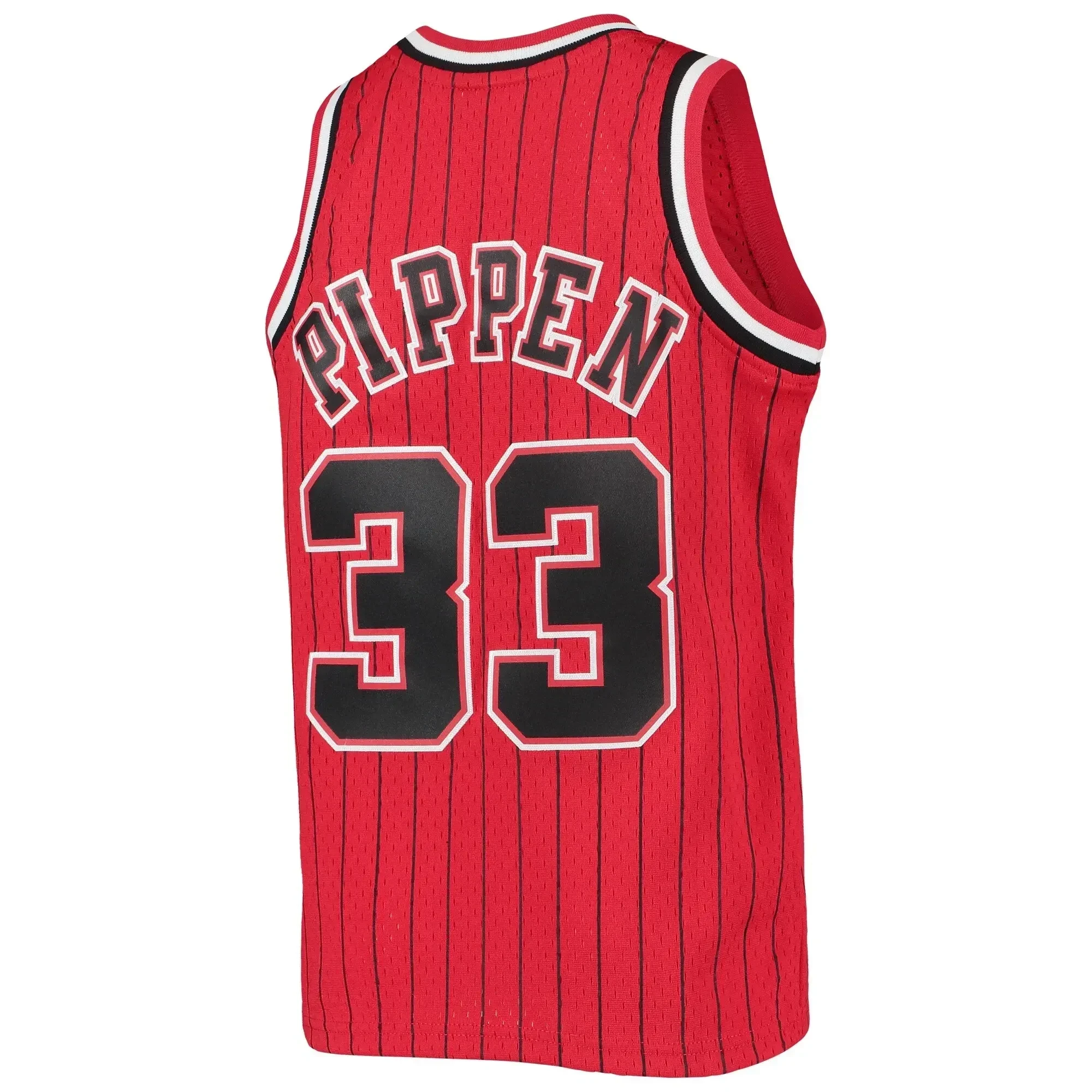 Alternative view of Scottie Pippen Chicago Bulls Mitchell & Ness 1995-96 Hardwood Classics Reload Jersey – Red - JS729 