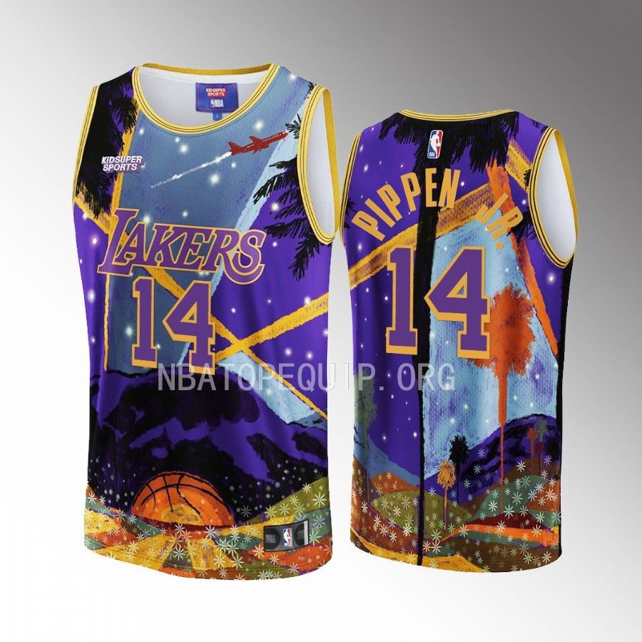 Scotty Pippen Jr. 14 Los Angeles Lakers NBA & KidSuper Studios Unisex Hometown Jersey - JS610 