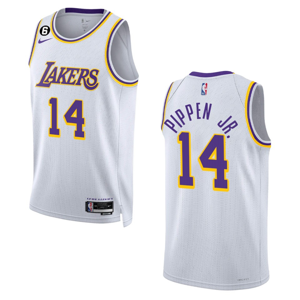 Scotty Pippen Jr. Association Edition Los Angeles Lakers 2022-23 White Swingman Jersey