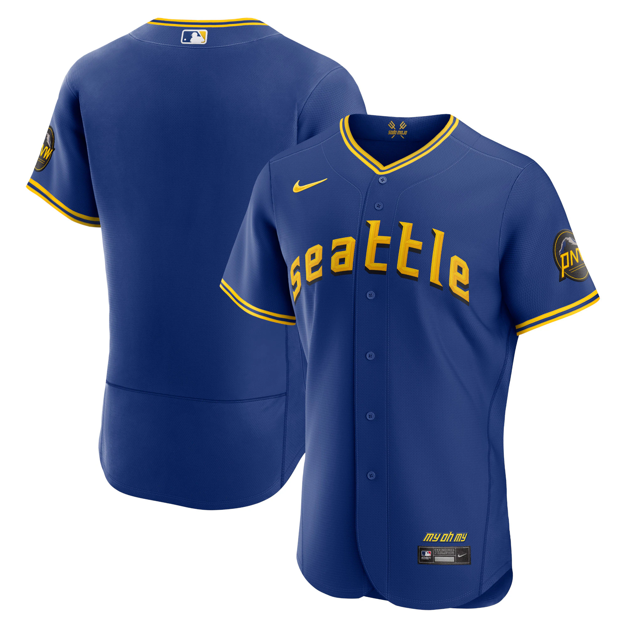 Seattle Mariners 2023 City Connect Authentic Jersey - Royal
