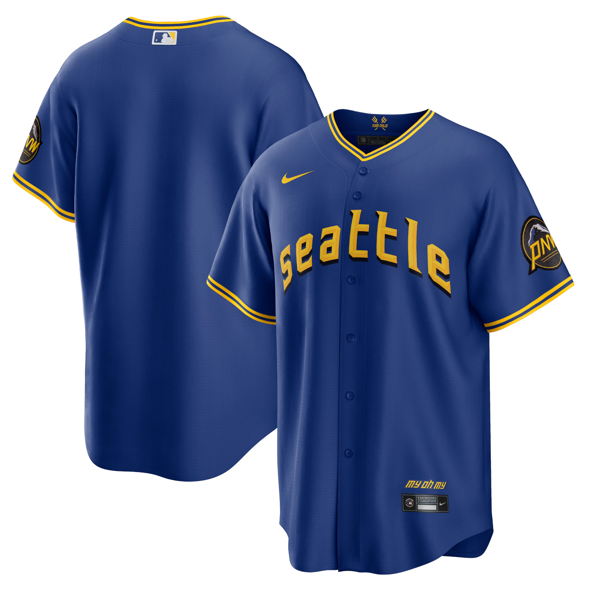 Seattle Mariners 2023 City Connect Replica Jersey - Royal