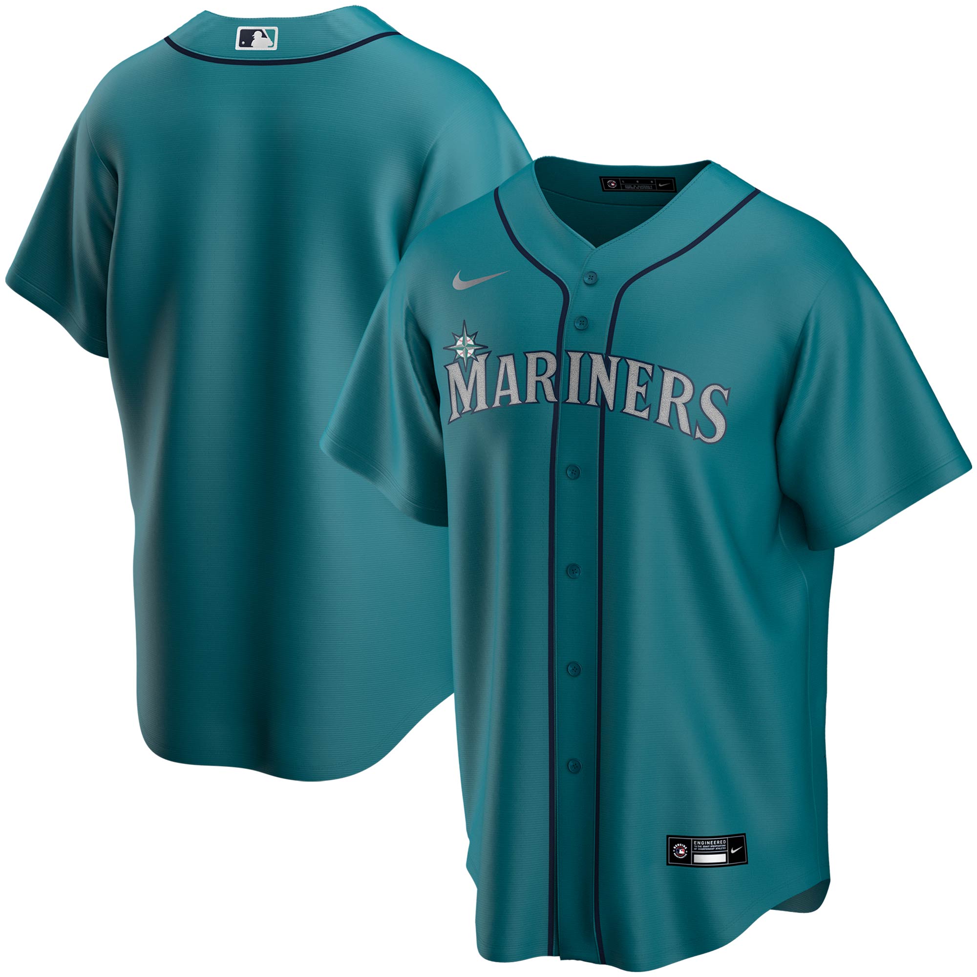 Seattle Mariners Alternate Replica Team Jersey – Aqua