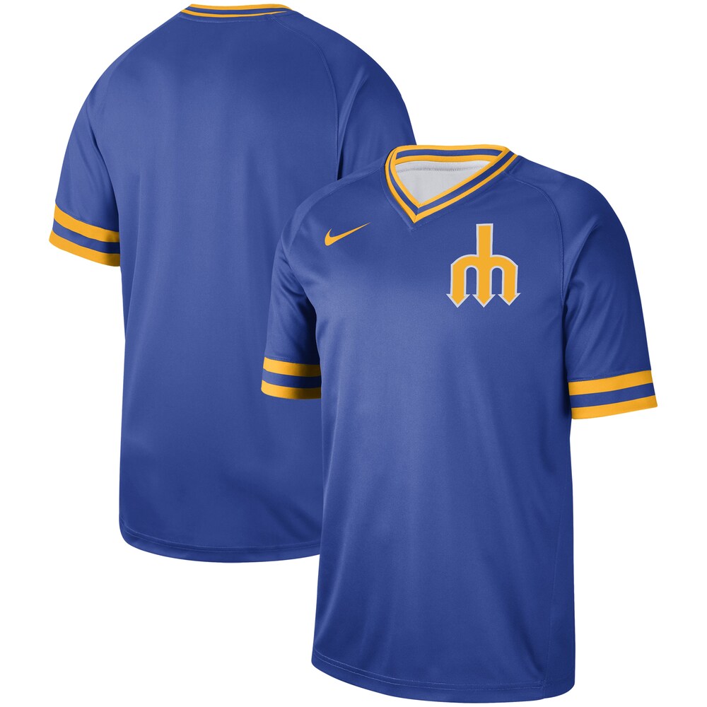 Seattle Mariners Cooperstown Collection Legend V-neck Jersey - Royal