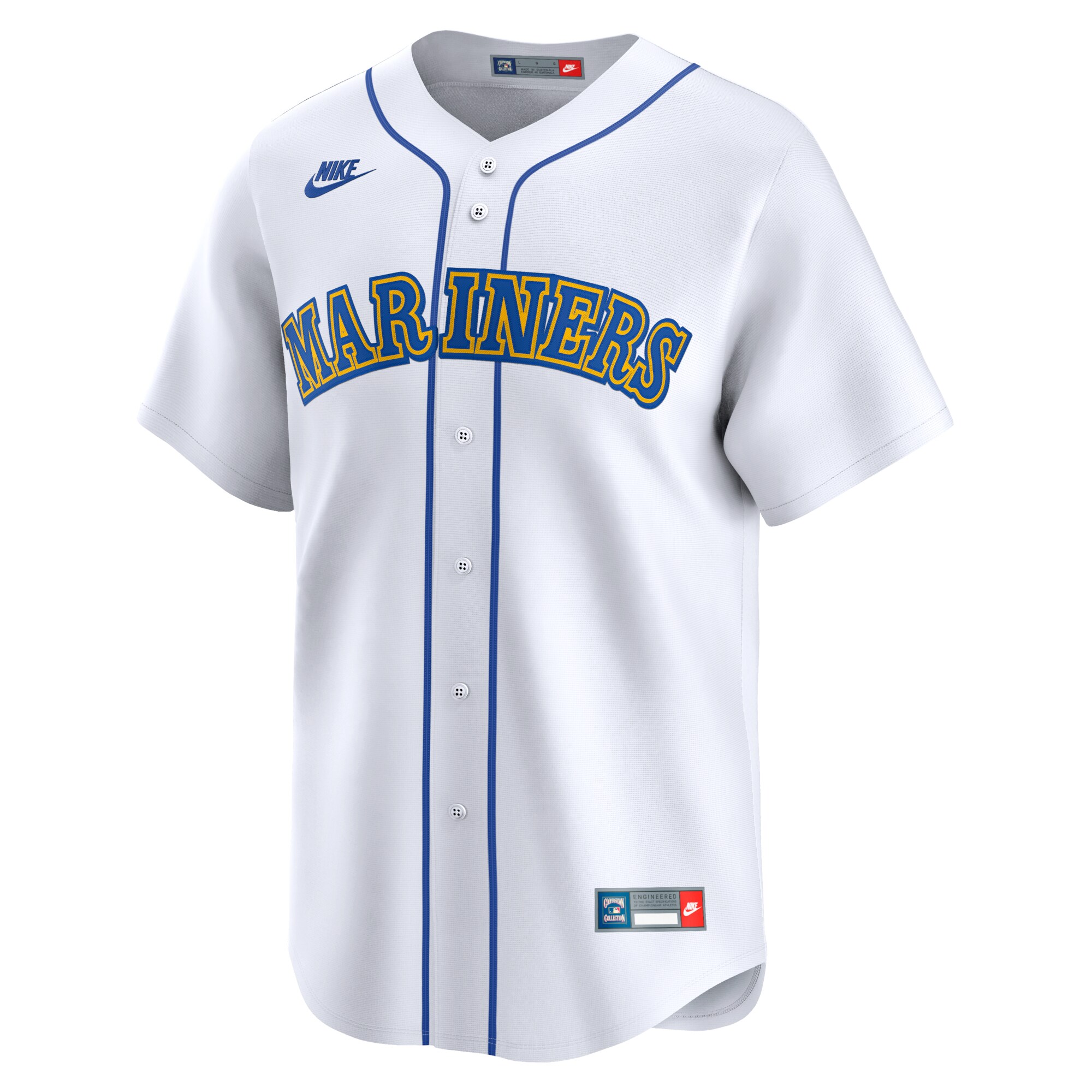 Alternative view of Seattle Mariners Cooperstown Collection Limited Jersey - White