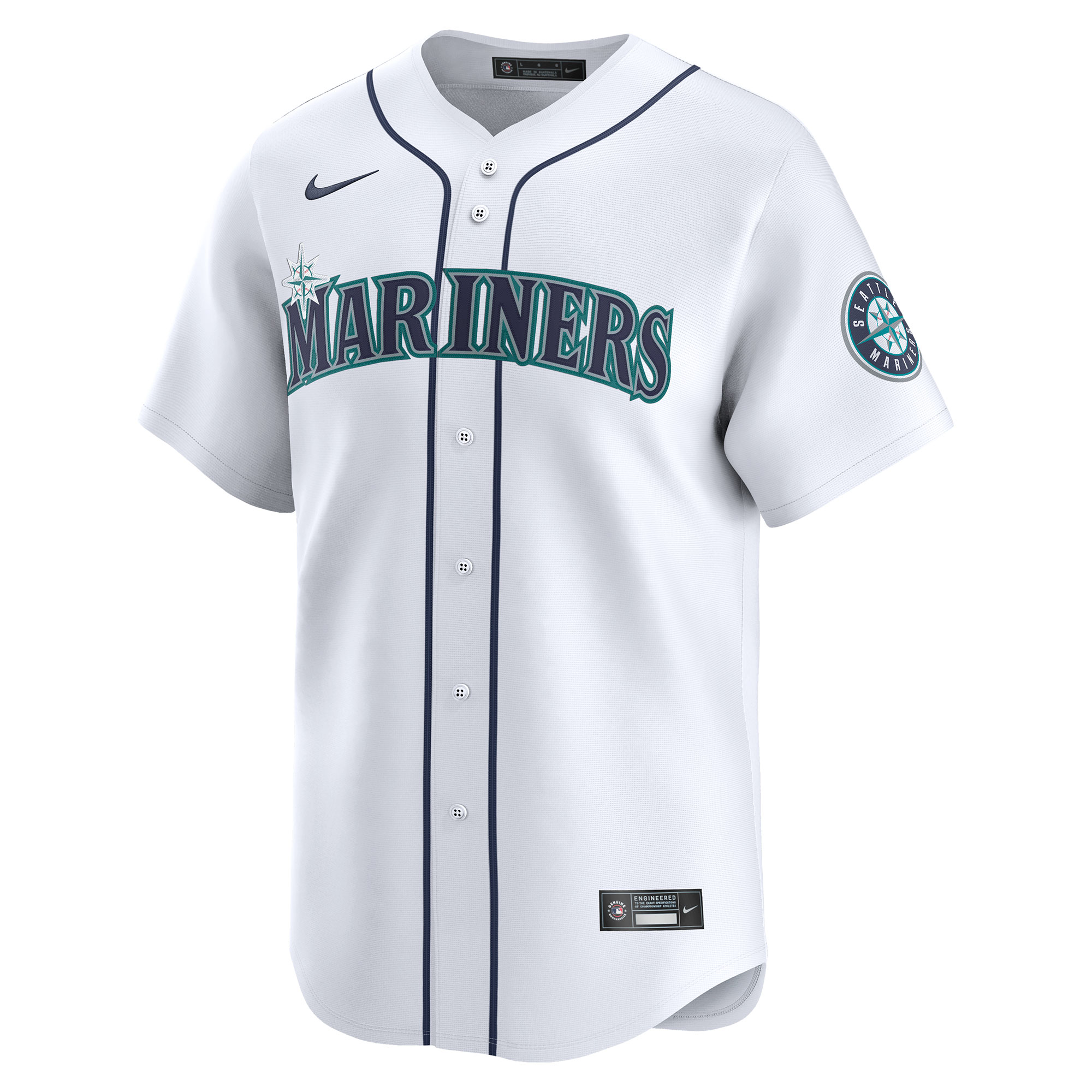 Alternative view of Seattle Mariners Home Limited Jersey - White