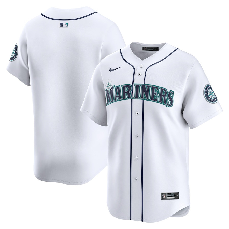 Seattle Mariners Home Limited YOUTH Jersey - White 