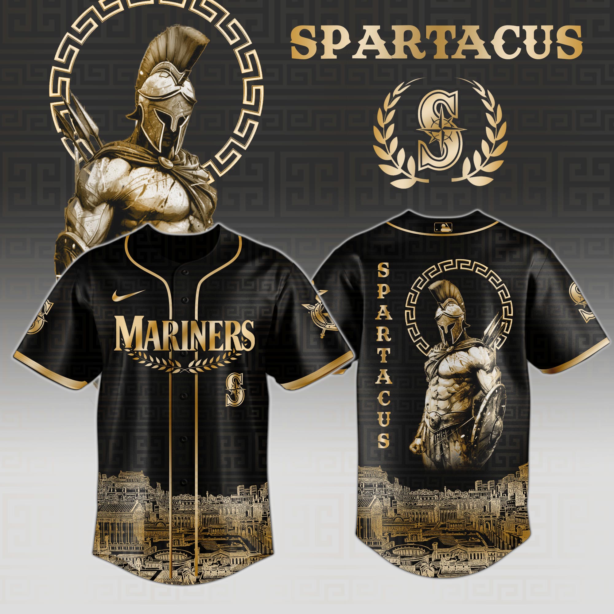 Seattle Mariners Mlb X Spartacus Glory Of The Arena Power Of The Game