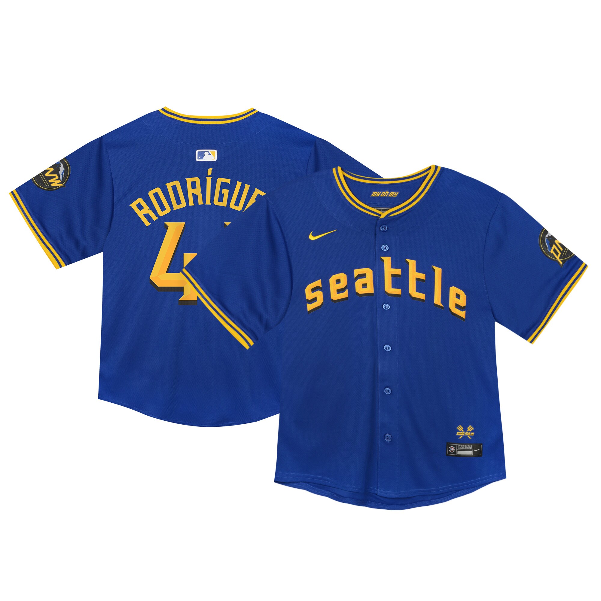 Seattle Mariners Toddler City Connect Limited Player Jersey - Navy