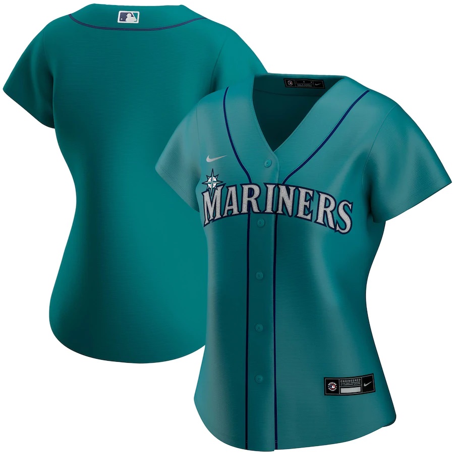 Seattle Mariners Women's Alternate 2020 Replica Team Jersey ÃƒÂ¢Ã¢â€šÂ¬Ã¢â‚¬Å“ Aqua