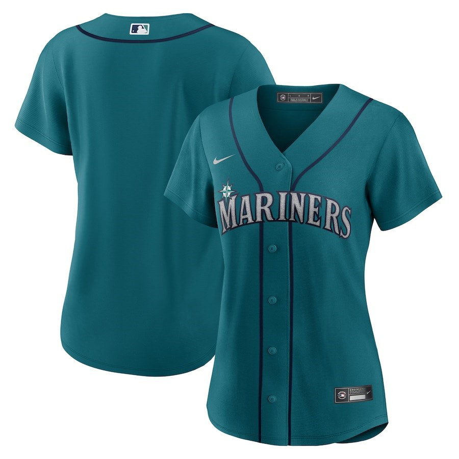 Seattle Mariners Women's Alternate Team Jersey - Aqua 