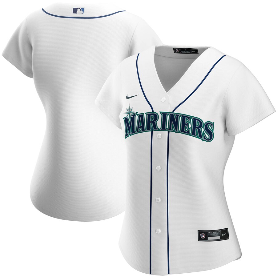 Seattle Mariners Women's Home 2020 Replica Team Jersey ÃƒÂ¢Ã¢â€šÂ¬Ã¢â‚¬Å“ White