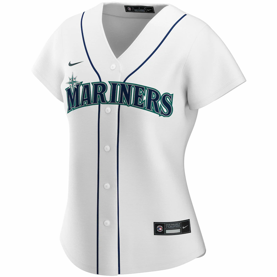 Alternative view of Seattle Mariners Women's Home 2020 Replica Team Jersey ÃƒÂ¢Ã¢â€šÂ¬Ã¢â‚¬Å“ White