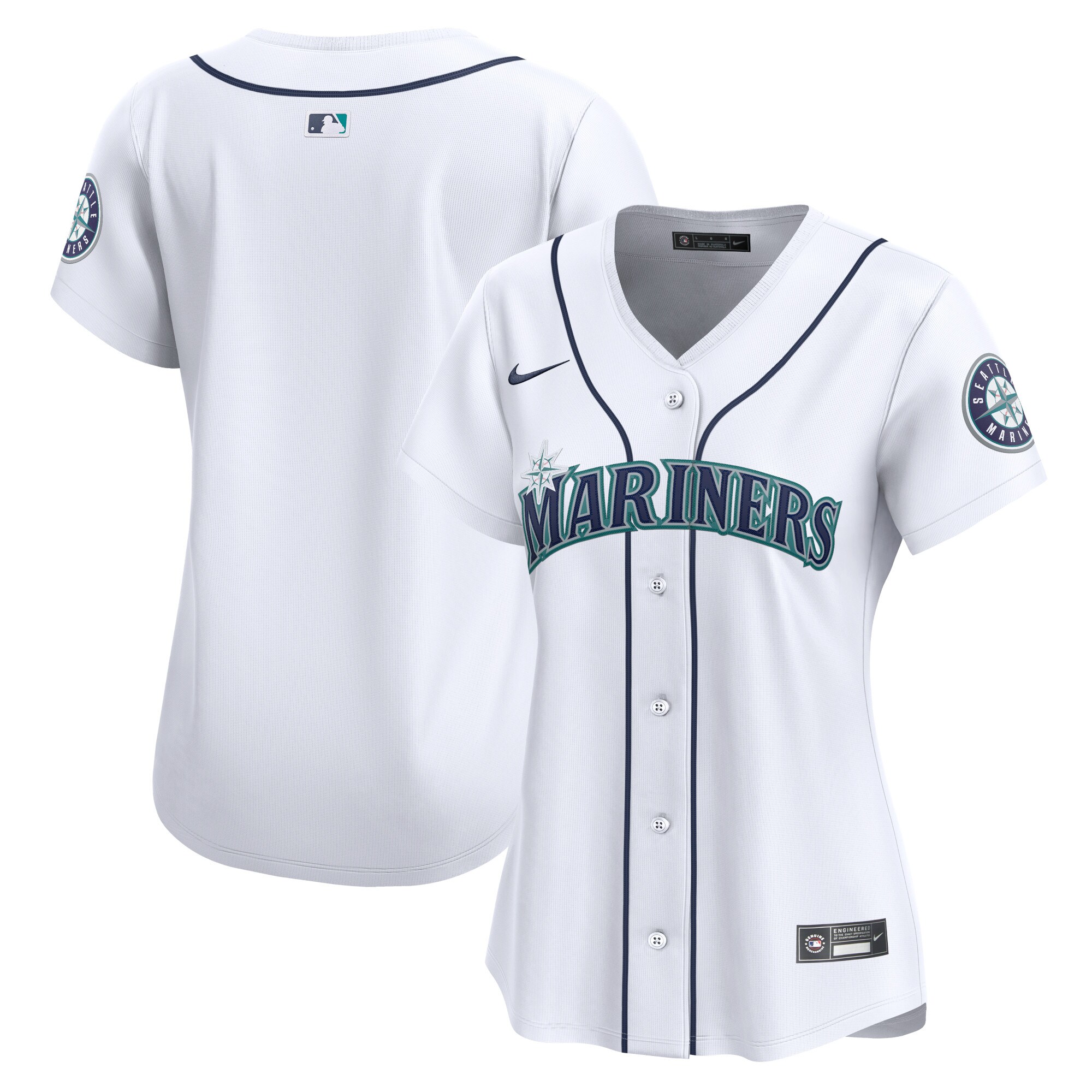 Seattle Mariners Women's Home Limited Jersey - White