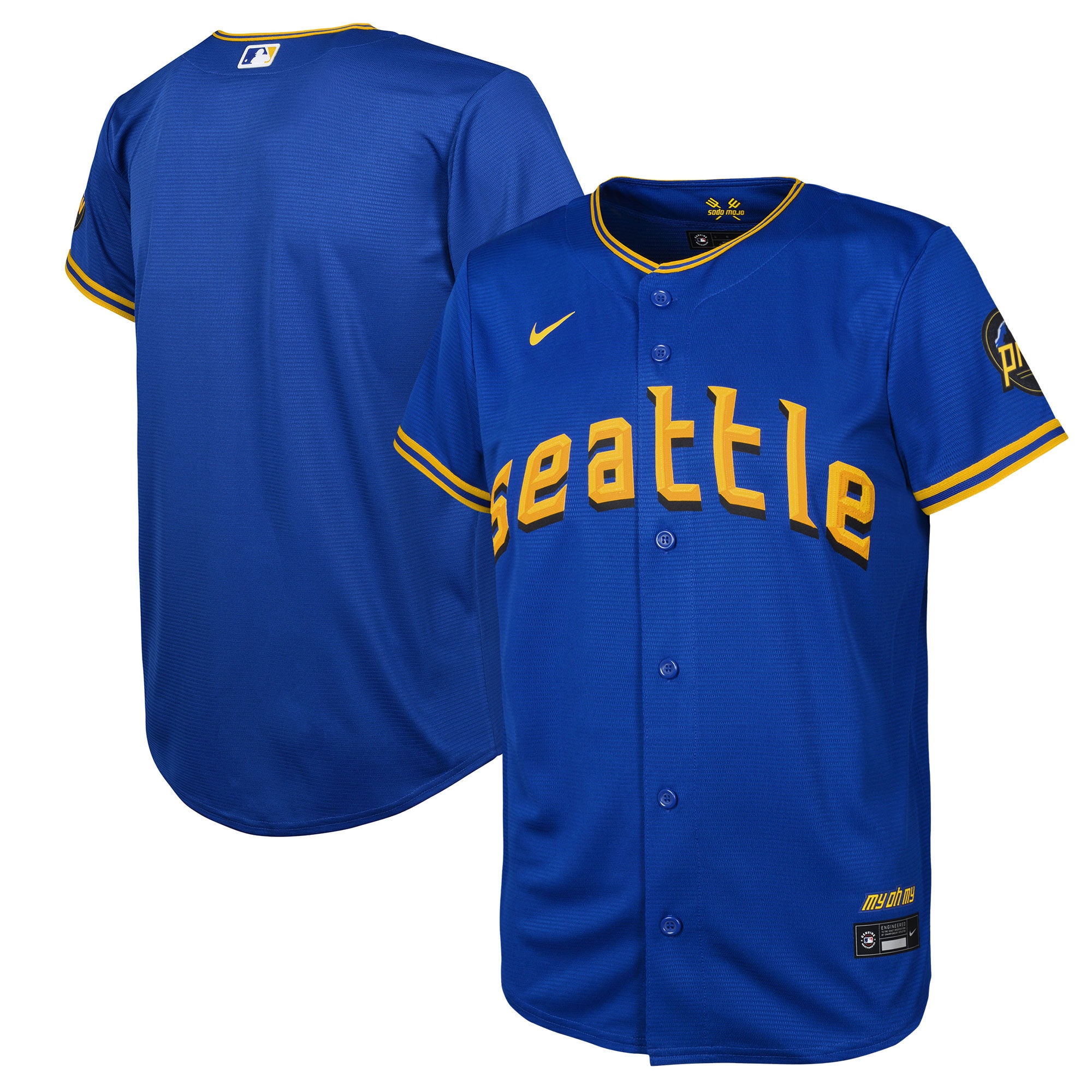 Seattle Mariners Youth 2023 City Connect Replica Jersey - Royal