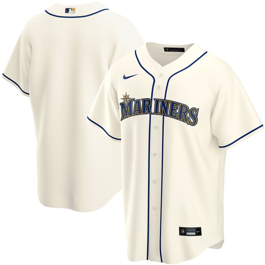 Seattle Mariners Youth Alternate 2020 Replica Team Jersey - Cream