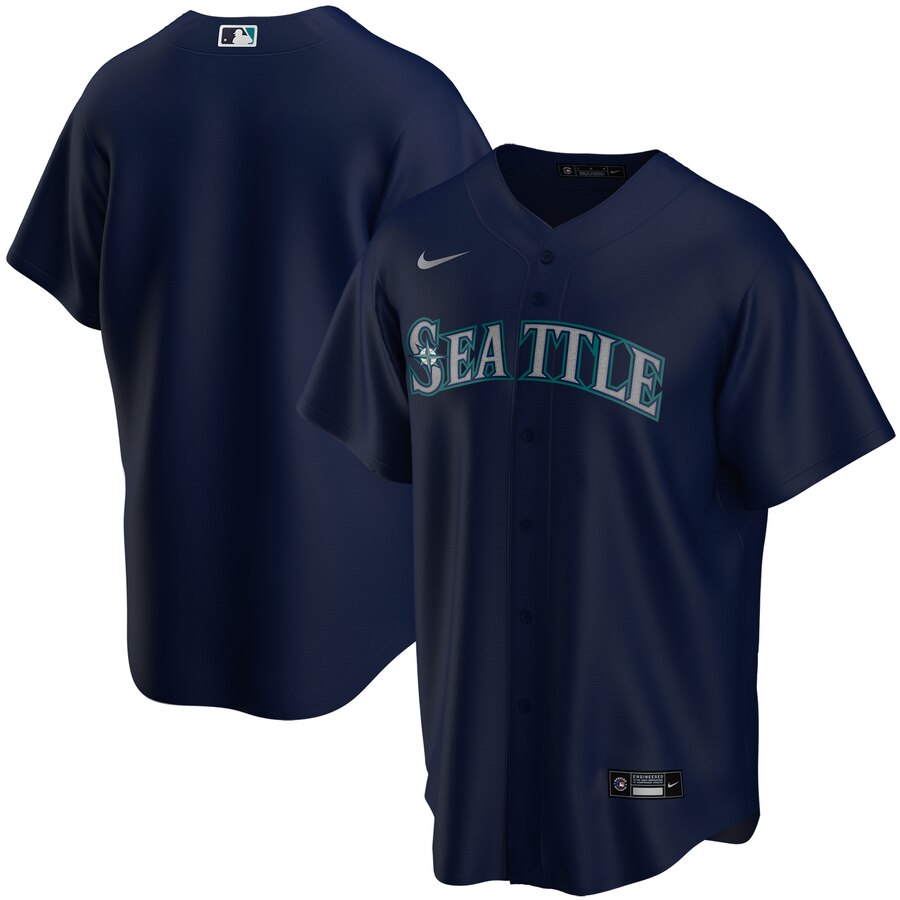 Seattle Mariners Youth Alternate 2020 Replica Team Jersey - Navy