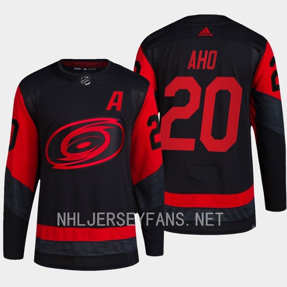 Sebastian Aho 20 Carolina Hurricanes 2023 Jersey Stadium Series Black Breakaway - JS296 